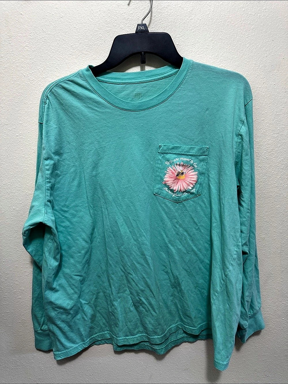 Lauren James Long Sleeve Graphic Tee Green XL